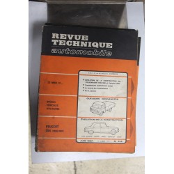 Revues techniques juin 1967 n°254 pour Peugeot 204 66-67