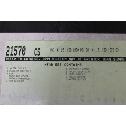 Pochette haut moteur pour GM 151 CID 1979 a 1983 - Vintage