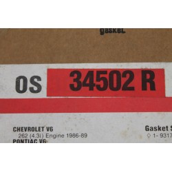 Joint collecteur admission pour Chevrolet pour Pontiac pour GMC 4.3L 262 1986-89