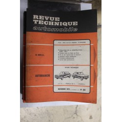 Revues techniques novembre 1970 n°295 pour Autobianchi A111