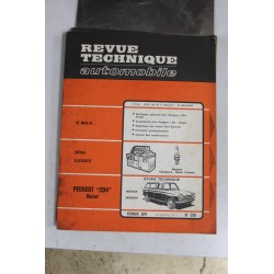 Revues techniques février 1971 n°298 pour Peugeot 204 diesel moteur indenor