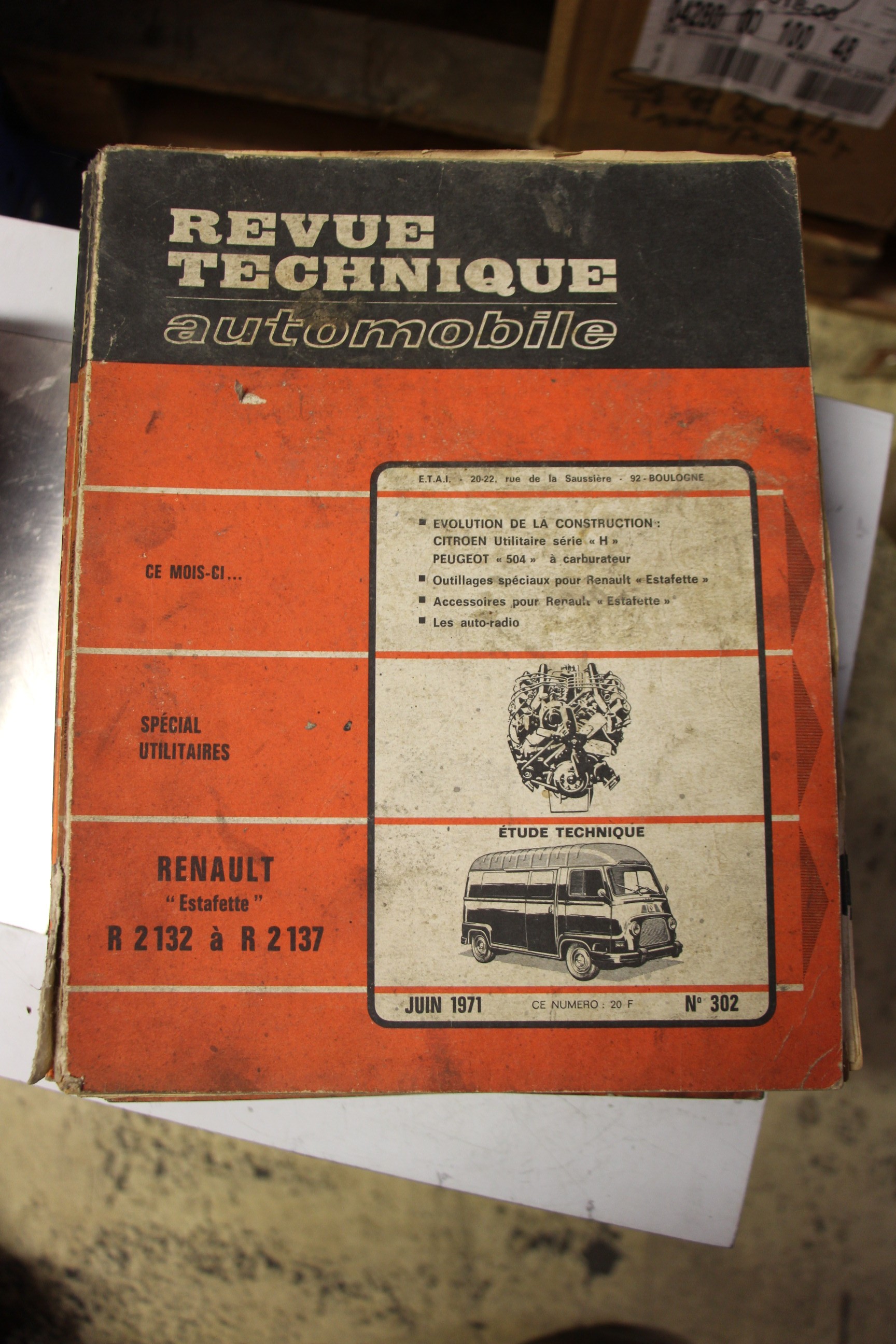 Revue Auto Journal N°3 - 11 Février 1971 - Dossier Nouvelles Renault - Bon État