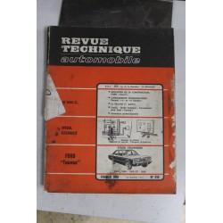 Revues techniques février 1972 n°310 pour Ford Taunus 1300 1600 1600 GT et 2000