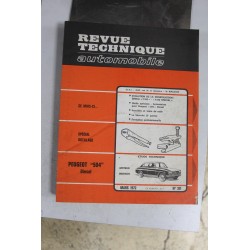 Revues techniques mars 1972 n°311 pour Peugeot 504 diesel moteur Indenor