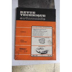 Revues techniques janvier 1973 n°320 pour Renault 17 TL et 17 TS