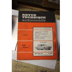 Revues techniques juillet/août 1973 n°326 pour Opel Rekord II