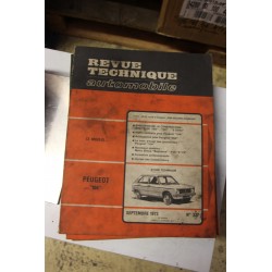 Revues techniques septembre 1973 n°327 pour Peugeot 104 -