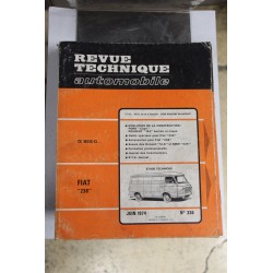 Revues techniques juin 1974 n°336 pour Fiat 238