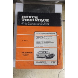 Revues techniques juillet/août 1974 N)337 pour Volkswagen Passat