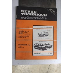 Revues techniques janvier 1977 n°363 pour Volkswagen polo et pour Audi 50