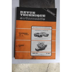 Revues techniques mars 1977 n°365 pour Peugeot 304 et évolution de la Golf et Scirocco depuis 1976