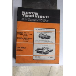 Revues techniques juin 1977 n°368 b pour Alfa Roméo Alfetta