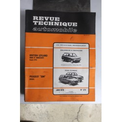 Revues techniques juin 1978 n°379 pour Peugeot 304 Diesel -