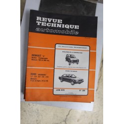 Revues techniques juin 1979 n°390 pour Ford Granada 1,7 2,0 2,3 2,8 et 2,8i 4 cylindres V4 et V6