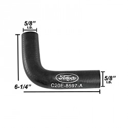 durite by-pass pour ford mustang 65-69