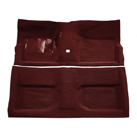 Moquette rouge MC0M pour Ford Mustang Coupé de 1965 à 1968 -