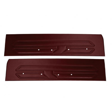 Panneau de porte rouge DPS5R pour Ford Mustang de 1969 -