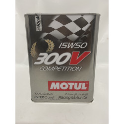 HUILE MOTEUR 15W50 300 V COMPETITION MOTUL