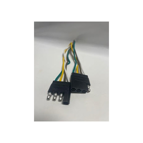 CONNECTEUR POUR REMORQUE PLAT A 4 VOIES REF. 86008