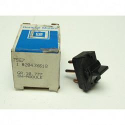 Module interrupteur de fenêtre 1, bouton *noir pour GM de 1983-1994