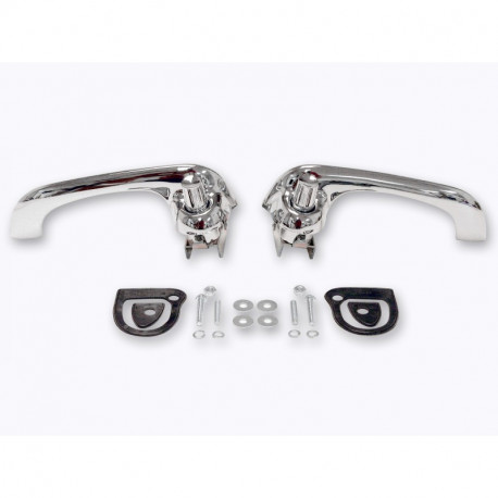 Poignées De Porte Extérieures Chromées Pour Mitsubishi Montero/Pajero V31 - Lot De 4 Pièces