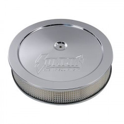 14" CHROME AIR CLEANER WITH LOGO SUMMIT REF SUM-G3001 - Vintage
