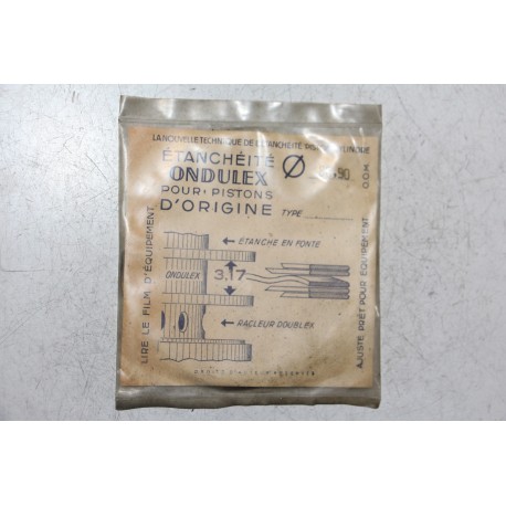 Jeu de Sepour gments 1 piston Ondulex doublex diametre 88,90mm