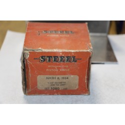 Jeu de sepour gments 8 pistons Nash 8 de 1934 diamètre 3-1/8’’