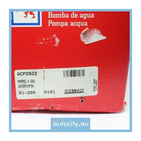 POMPE A EAU QUINTON HAZELL REF VKPC82643 ( QCP2932)