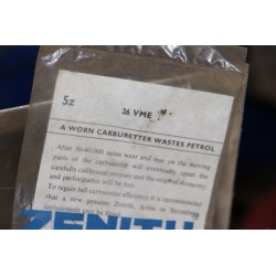 Pochette Carburateur pour carbu ZENITH 26VME pour Austin A35